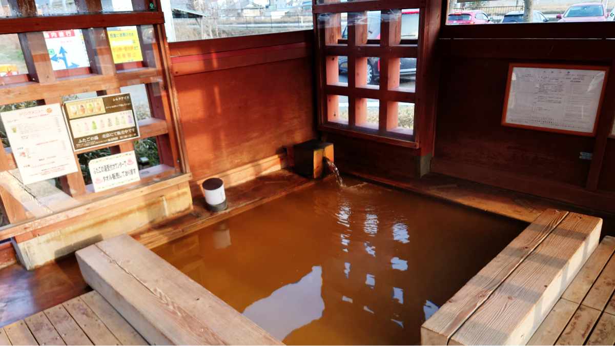 ふたごの湯の足湯